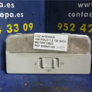 LUZ INTERIOR TECHO